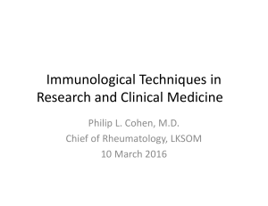 Immunological Techniques in Research and Clinical Medicine