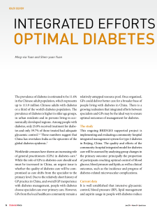 optimal diaBetes Care in Ch - International Diabetes Federation