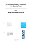 strategic environmental assessment draft scoping report