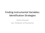 Finding Instrumental Variables: Identification