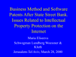 Business Method and Software Patents After State Street Bank