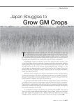 Japan Struggles to Grow GM Crops