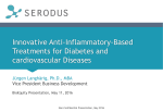 Innovative Anti-Inflammatory-Based Treatments for Diabetes and