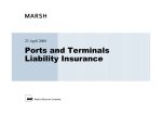 Ports and Terminals Liability Insurance