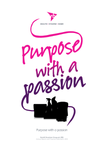 Purpose with a passion