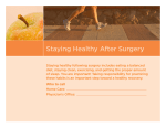 Staying Healthy After Surgery