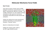 Molecular Mechanics Force Fields