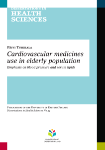 Cardiovascular medicines use in elderly population