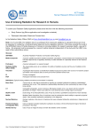 Use of Ionising Radiation for Research in Humans