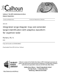 Integrated range-Doppler map and extended target