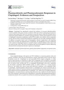 Pharmacokinetic and Pharmacodynamic Responses to