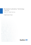 Biomedical Laboratory Technology (140.C0) - Montréal