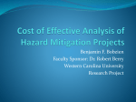 Cost of Effective Analysis of Hazard Mitigation Projects