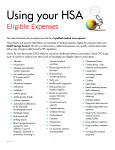 HSA Eligible Expenses - Alliant Employee Benefits