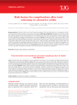 Risk factors for complications after total colectomy in ulcerative colitis