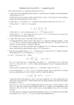 Modular forms (Lent 2011) — example sheet #2