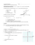 Graphing exponential and logarithmic functions Exponential function