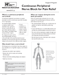 002057_Continuous Peripheral Nerve Block