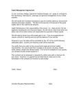 Click to Cabin Management Agreement