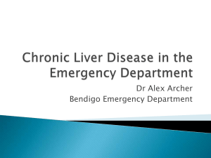 Chronic Liver Disease in the Emergency Department