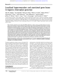 Localized hypermutation and associated gene losses in legume