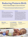 Reducing Preterm Birth - Ohio Perinatal Quality Collaborative
