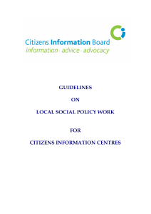 social policy guidelines
