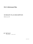 ELCA Retirement Plan SUMMARY PLAN DESCRIPTION