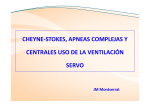 cheyne-stokes, apneas complejas y centrales uso de la ventilación