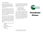 Periodontal (Gum) Disease Informational Pamphlet