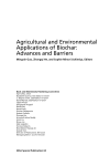 Agricultural and Environmental Applications of Biochar: Advances