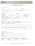 Adult Intake Form - Lonsdale Naturopathic Clinic
