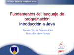 Introduccion a Java