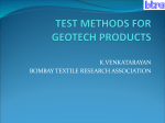 TEST METHODS FOR GEOTEXTILES
