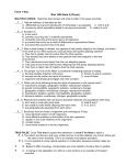 Form 1 Key Biol 1400 Quiz 5 (25 pts)