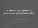 Goodbye Troughs, Hello AUC? A new vancomycin dosing