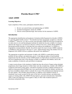 Adult ADHD (2) - Florida Heart CPR