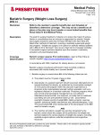 Bariatric Surgery (Weight Loss Surgery), MPM 2.8