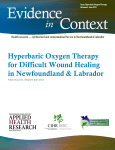 Hyperbaric Oxygen Therapy for Difficult Wound Healing in