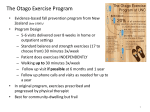 The Otago Exercise Program