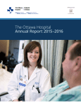 The Ottawa Hospital Annual Report 2015-2016
