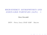 HIGH-ENERGY ASTROPHYSICS AND AXION