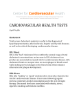 cardiovascular health tests