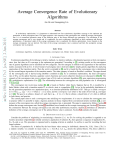 Average Convergence Rate of Evolutionary Algorithms