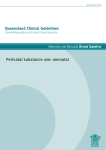 Clinical Guideline: Perinatal sustance use