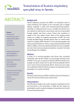 Transmission of human respiratory syncytial virus in ferrets