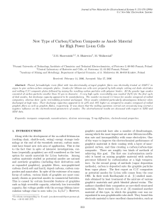 New Type of Carbon/Carbon Composite as Anode Material for High