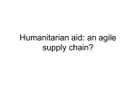 Humanitarian aid: an agile supply chain?