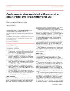 Cardiovascular risks associated with non-‐aspirin non