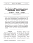 Histochemistry of glycoconjugates in mucous cells of Salmo trutta